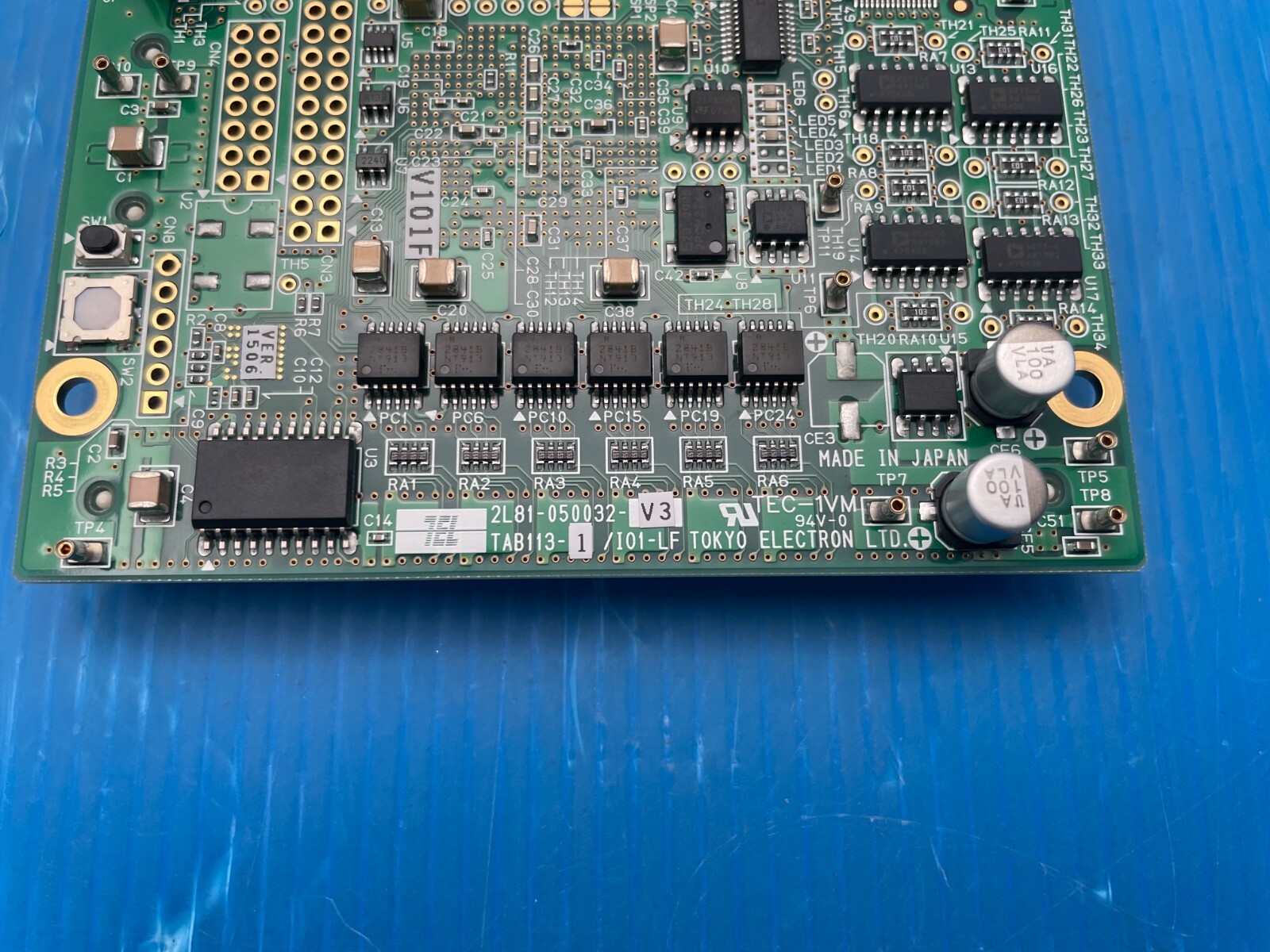 TEL Tokyo Electron 2L81-050032-V3 Processor Board PCB TAB113-1/I01-LF