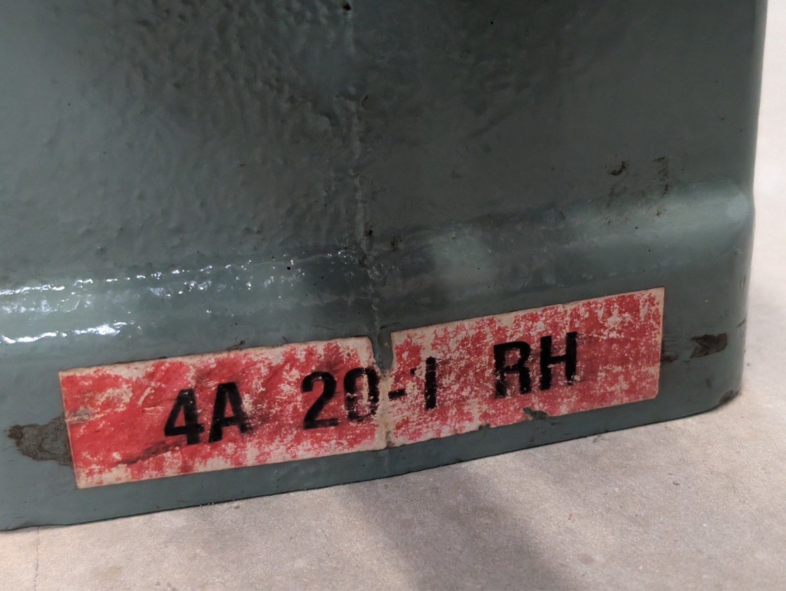 HYTROL 4AC 20-1 RH GEAR REDUCER RIGHT HAND, RATIO 20:1, With Gear & Pulley
