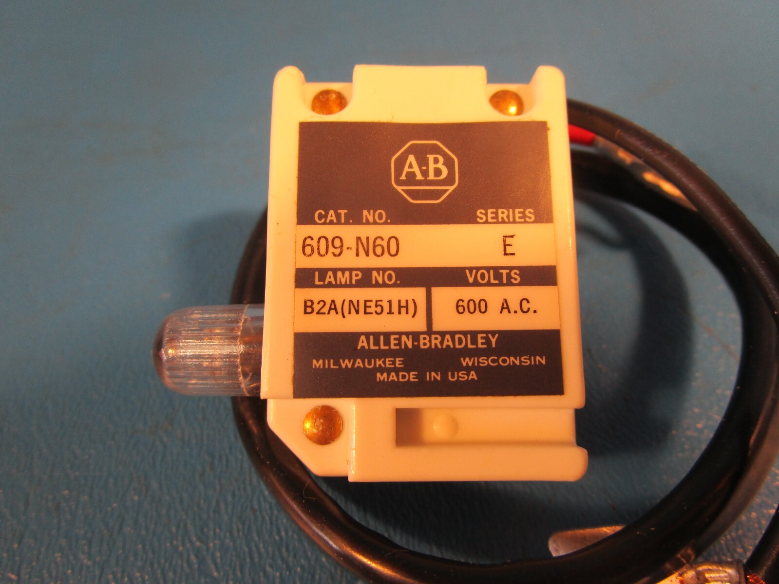 Allen Bradley 609-N60, Pilot Light Kit, 600V. Series E