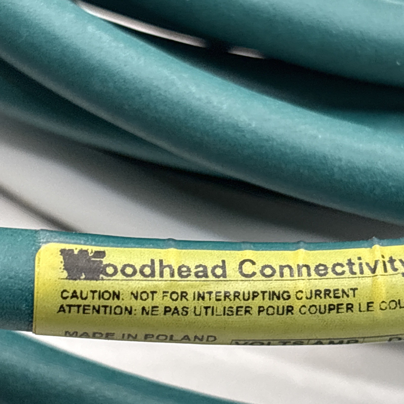 Woodhead Connectivity Brad Harrison 1200690321 Cable
