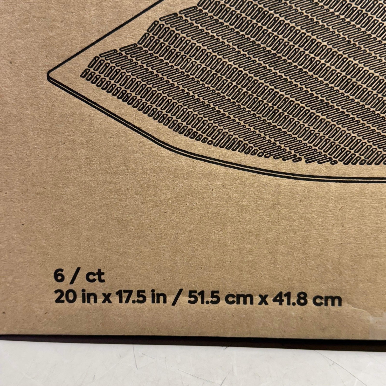 COASTWIDE PROFESSIONAL (6 Pcs) Urinal Floor Mat 20″ x 17.5″ Black