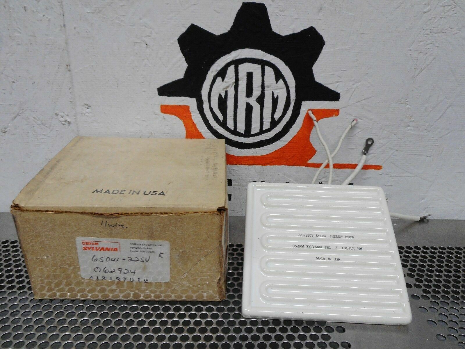 OSRAM SYLVANIA 413127012 4 Wire Square Heater Element 650W 220/230V New