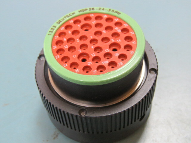 DEUTSCH/ TE CONNECTIVITY HDP26-24-35PN Qty of 1 per Lot CONNECTOR 35-POS PLUG;