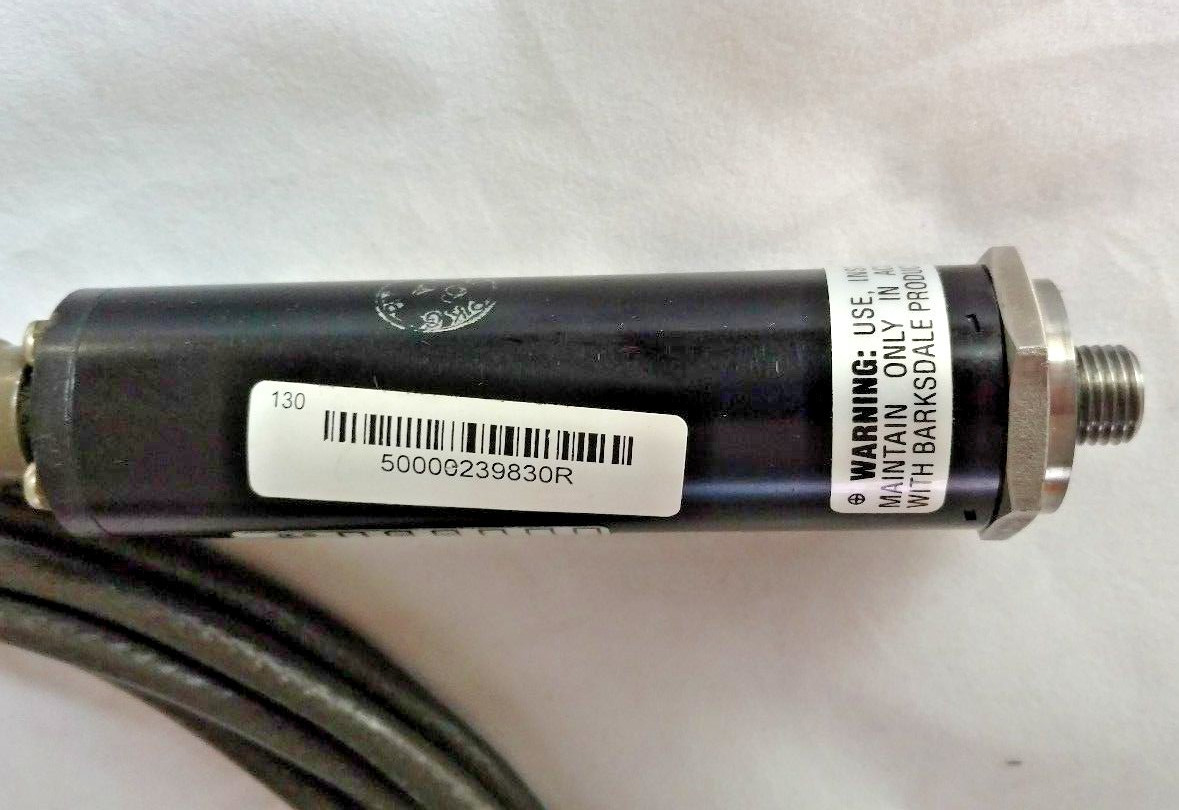 BARKSDALE 405T2-04CA11LP3 PRESSURE TRANSDUCER • 0-100 PSIA, 12-67 VDC, 4-20 mA
