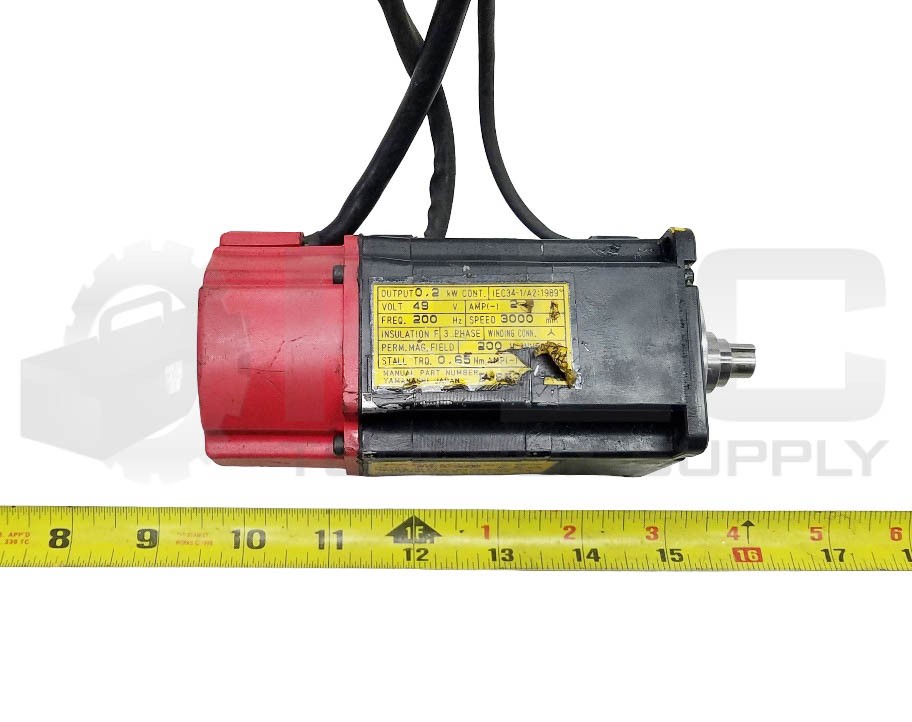 FANUC A06B-0113-B175#0008 AC SERVO MOTOR 0.2kW 3000RPM