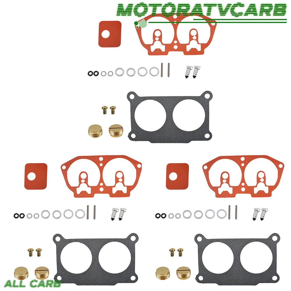 ALL-CARB 3 Pcs Carburetor Rebuild Kit For Yamaha 150 175 200 225 HP 86-95