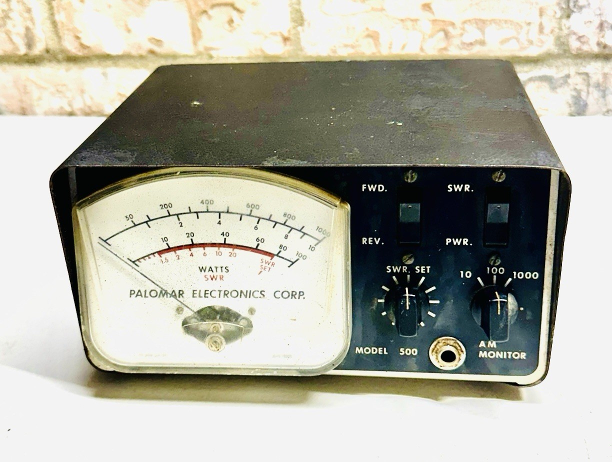 PALOMAR INSTRUMENTS MODEL 500 MONITOR UNTESTED SOLD FOR PARTS OR REPAIR ONLY