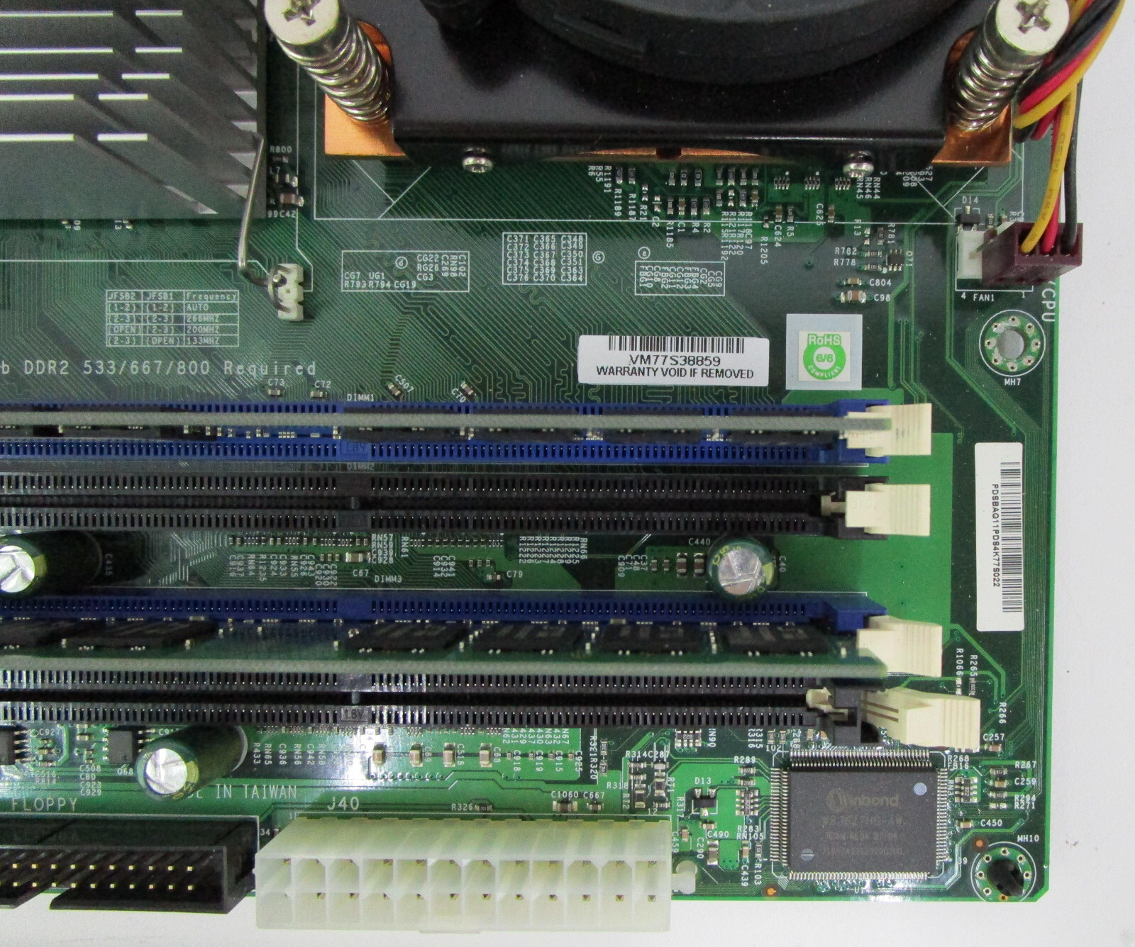 SUPER PDSBA rev 1.1 with CPU 2.13GHz & RAM ‘AS IT IS’