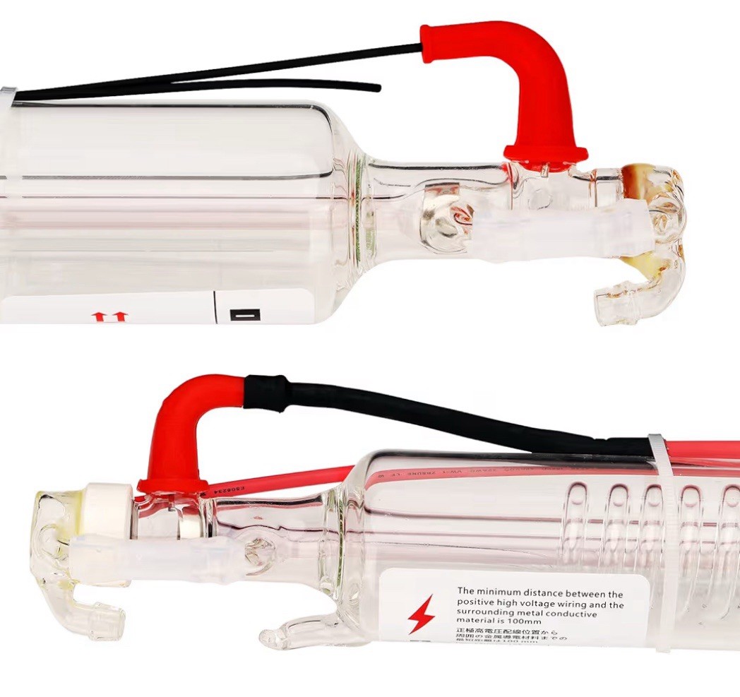LD-Teemm CO2 Laser Tube with Coating, 150W 1650mm D 80mm for Engraving Cutting