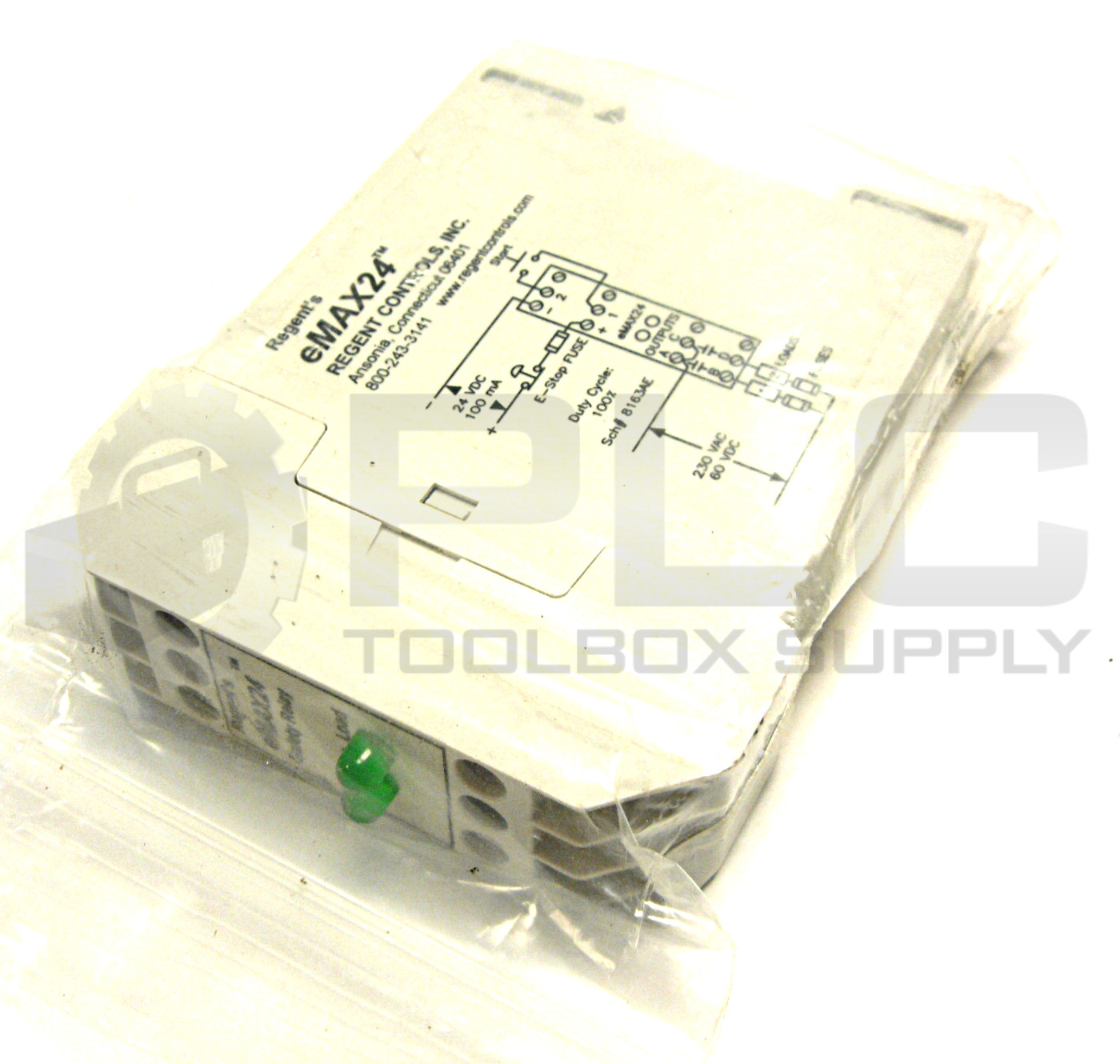 NEW REGENTS EMAX24 SAFETY RELAY MOMENTARY 24VDC