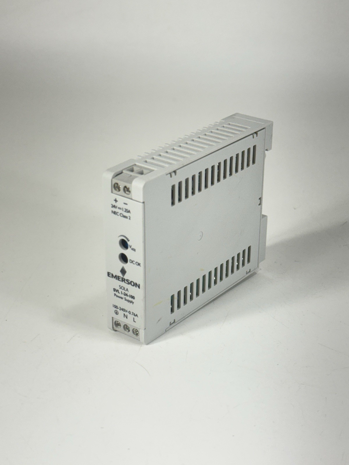Emerson Sola HD SVL 1-24-100 Power Supply – 24V 1.25A NEC Class 2