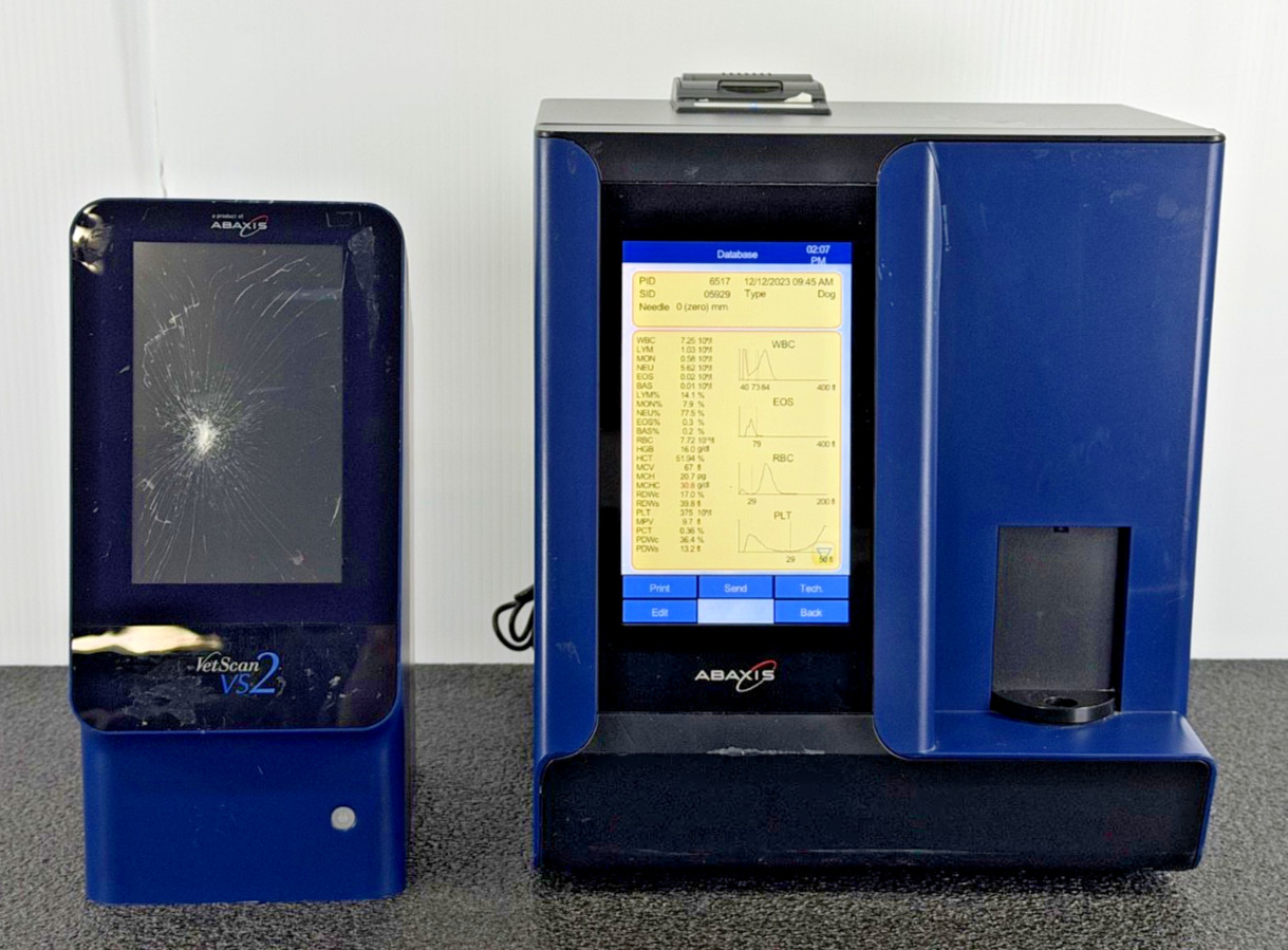 Abaxis VetScan HM5 & VS2 Chemistry Hematology Analyzer