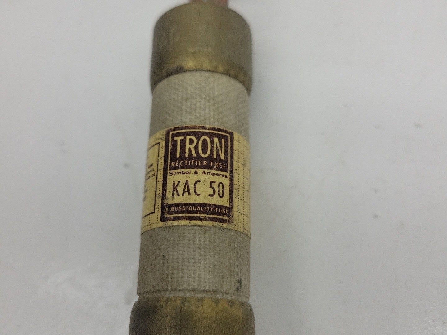 (LOT OF 6)* TRON RECTIFIER FUSE KAC-50 BUSSMANN