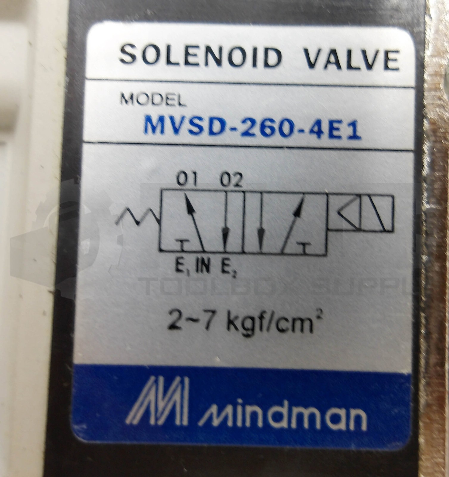NEW MINDMAN MVSD-260-4E1 SOLENOID VALVE W/ NASS MAGNET 0554 00.1-00/7089