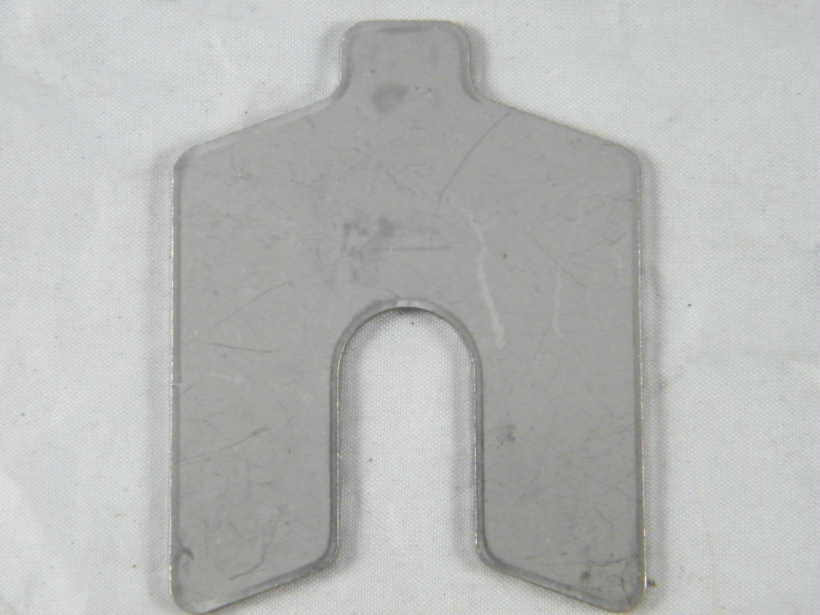 LOT OF 4 ~ NEW ~ PRECISION BRAND STAINLESS STEEL SLOTTED SHIMS ~ 2″ X 2″ X .075″