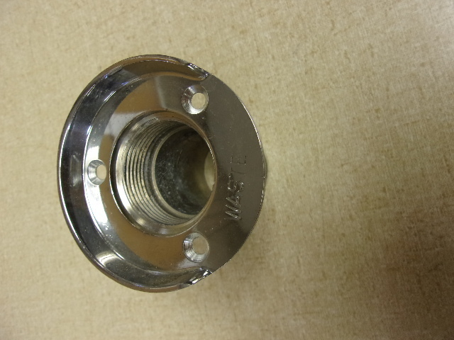 Threaded Waste Flange 1-3/4″ Inlet w/ Lip 1-1/4″ x 1-1/2″ x 2-3/4″ *FREE SHIPPIN