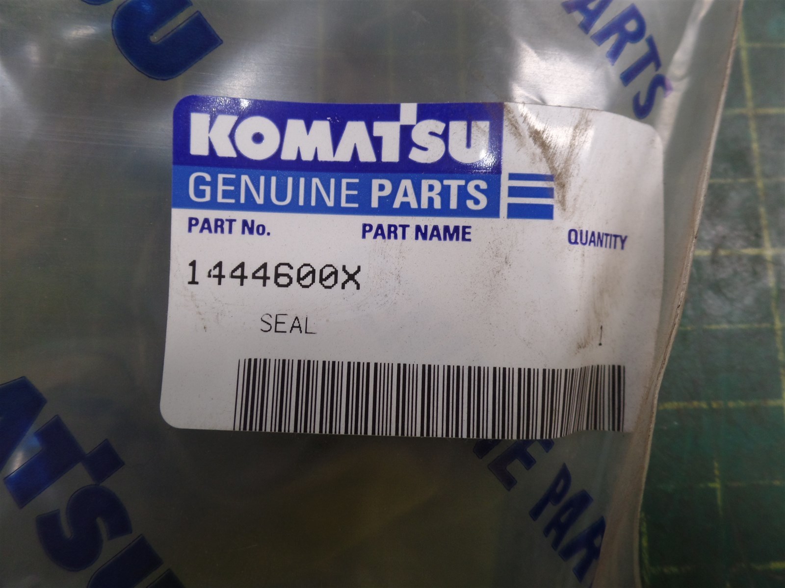 GENUINE KOMATSU 1444600X SEAL, HANOMAG MASSEY H1444600X1, 75 100 13, 40/00188/3