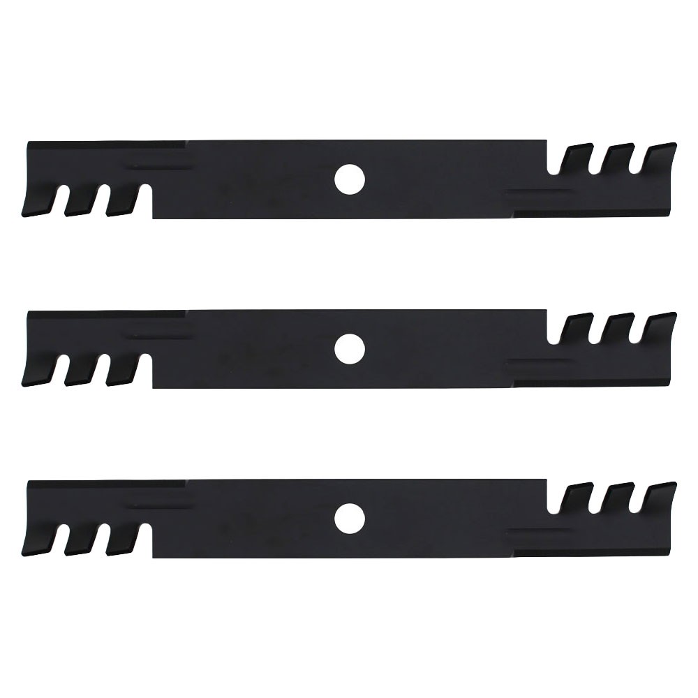 THREE Mulching Mower Blades Fits Exmark 60″ Mower Deck 103-6398 116-5174