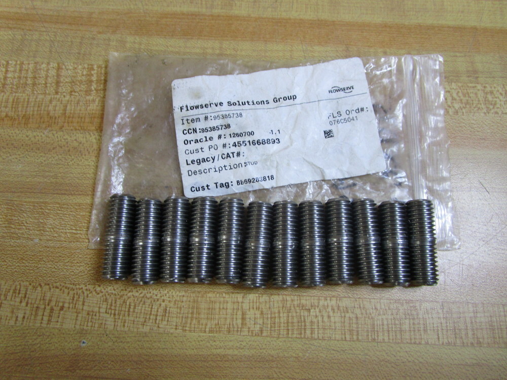 Flowserve 95385738 Stud UFM B8SH (Pack of 12)