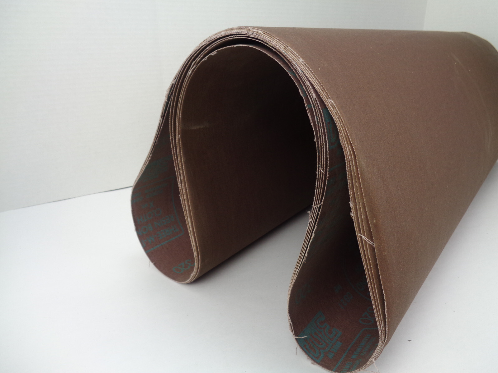 Lot of 5 New NOS 3M Three-M-Ite Resin Bond Cloth Sand Belt 320 Grit 25″ x 48″