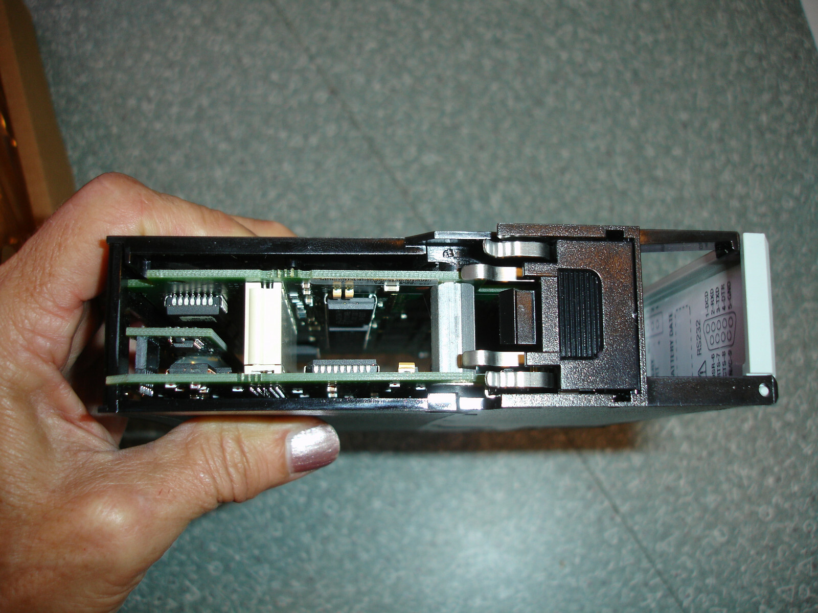 ALLEN-BRADLEY 1756-L55/A PROCESSOR UNIT W/ KEY & 1756-M22/A MEMORY EXP.