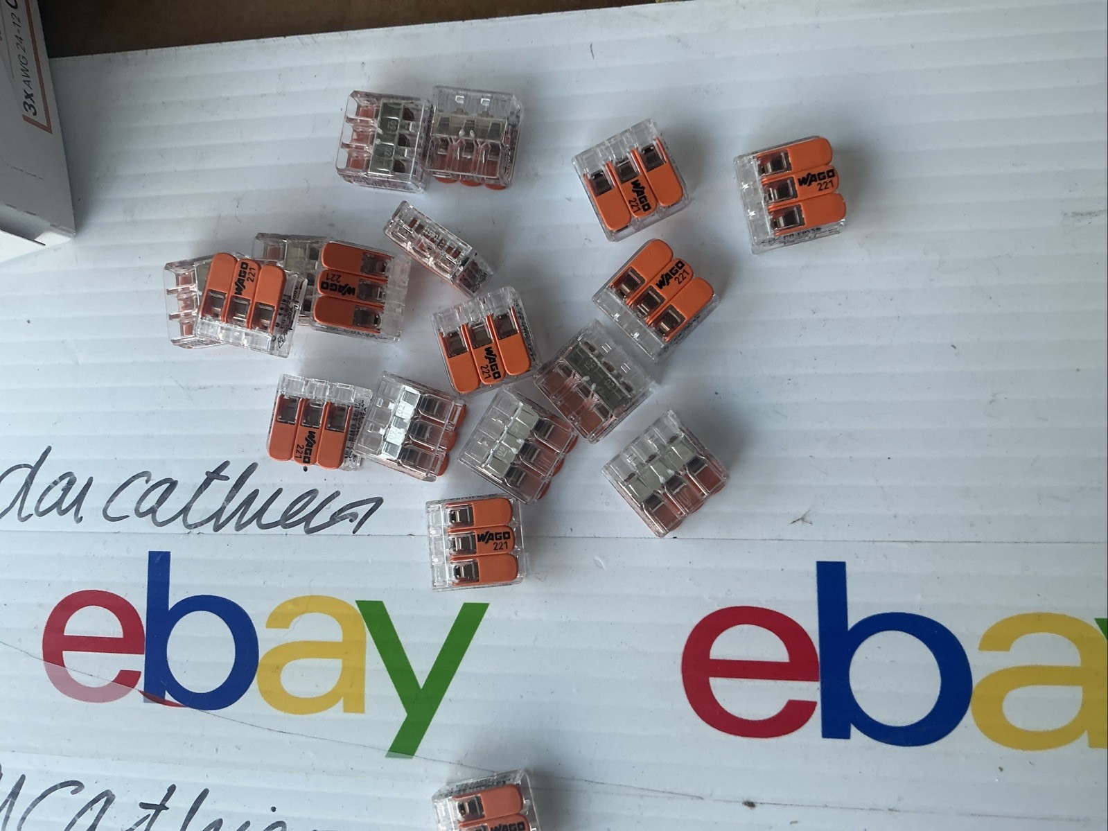 WAGO 212-413 LEVER NUTS 3X AWG 24-12 Cu (Lot Of 50) 920325712 New