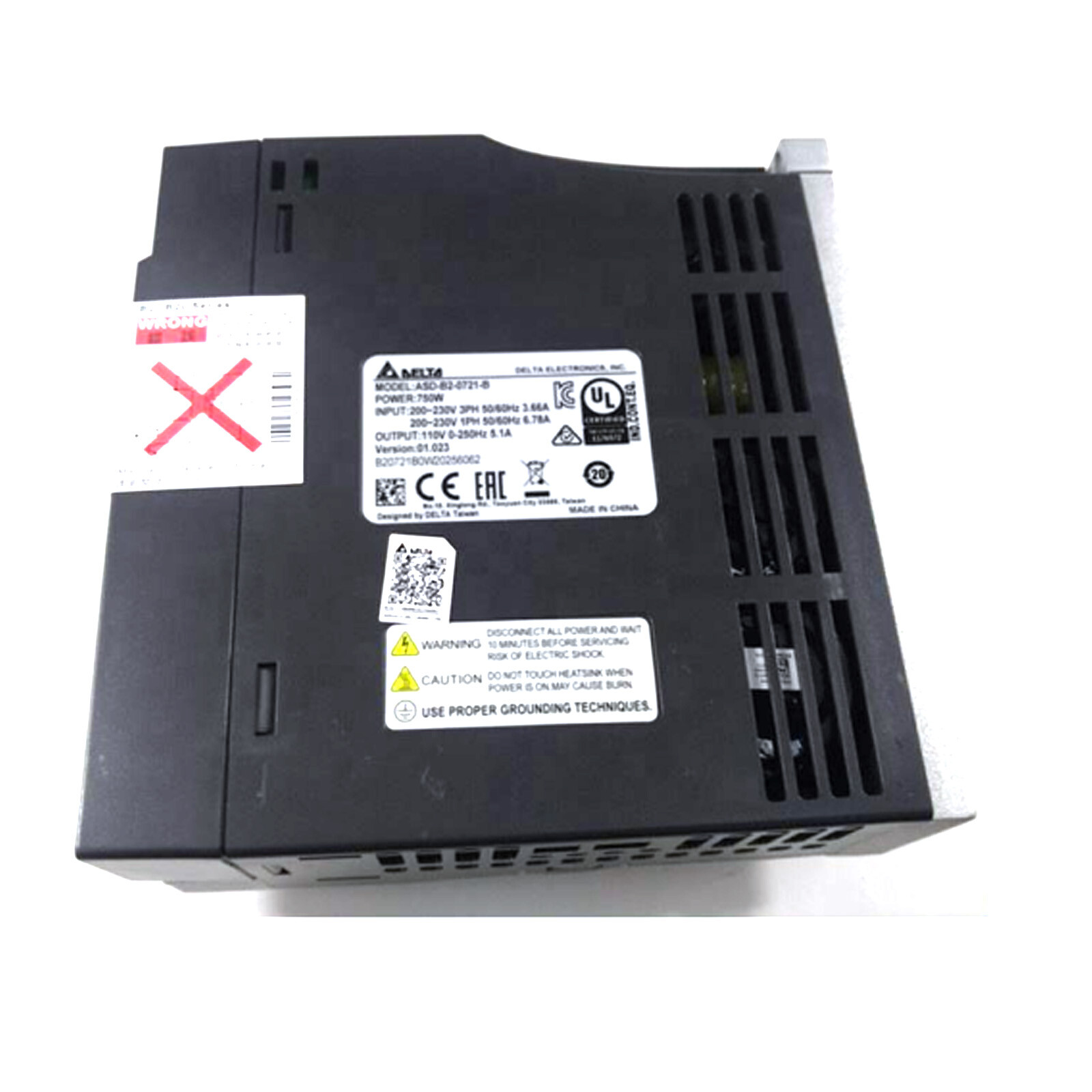 New servo drive ASD-B3-0421-E