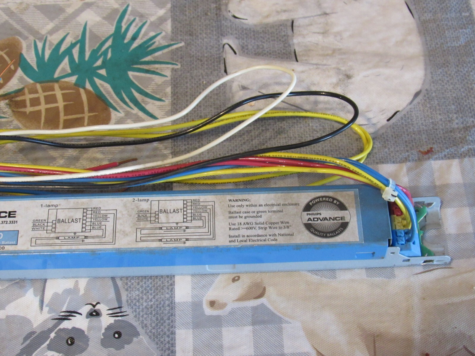 Philips Advance Electronic Ballast ICN2S54D Centium 120V-277V 50/60H ICN-2S54-D