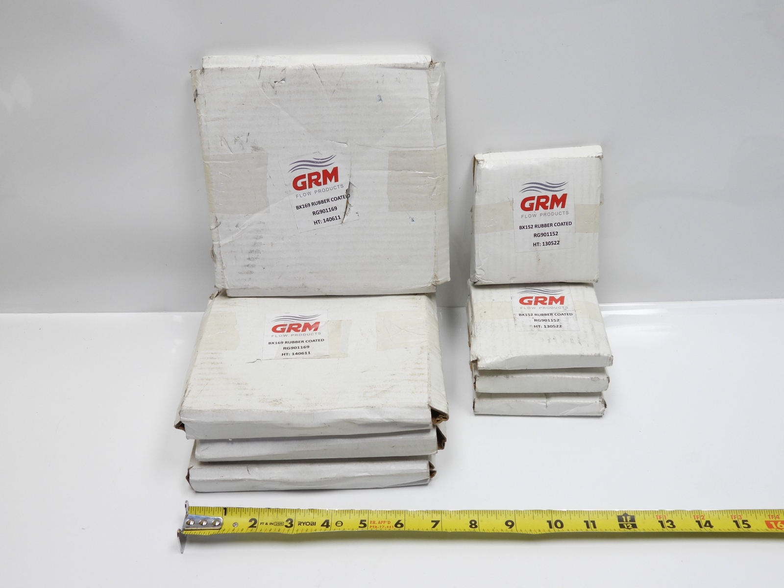 GRM API Ring Joint Gaskets (4) BX-169 Rubber Coated (4) BX-152 Rubber Coated