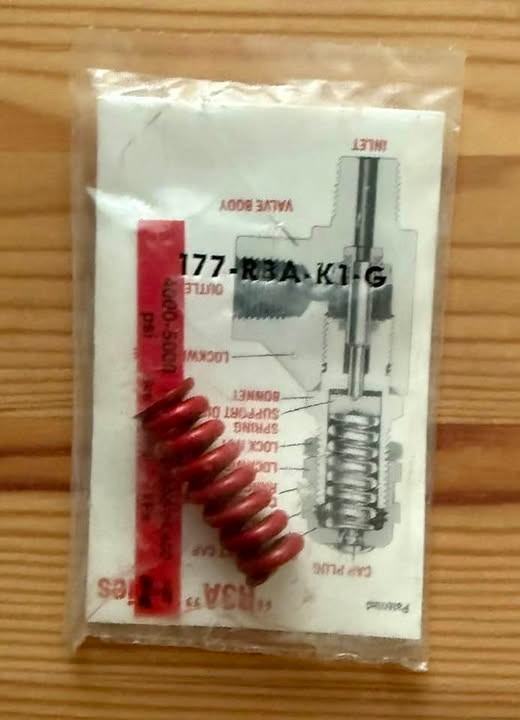 Nupro Replacement Spring R3A Series 177-R3A-K1-G