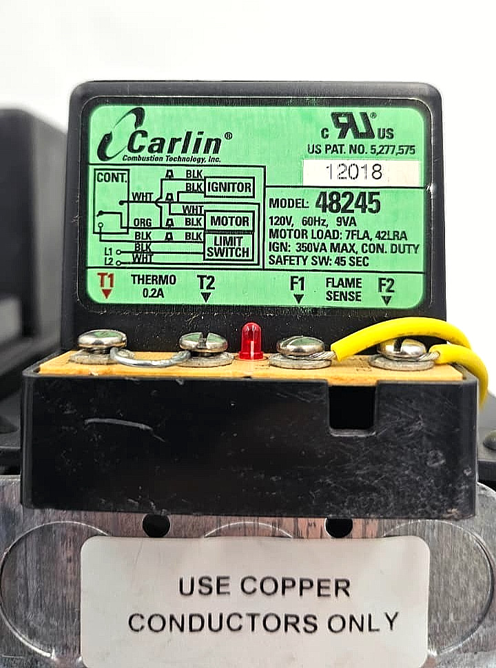 Carlin EZ-1 Oil Burner – High-Efficiency Light Commercial Burner | 120V | 60Hz