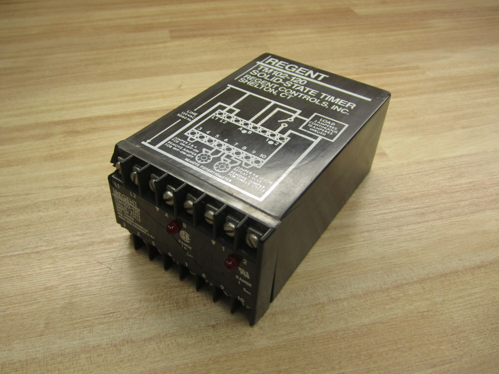 Regent TM102-120 Solid State Repeat Cycle Timer Cracked Housing