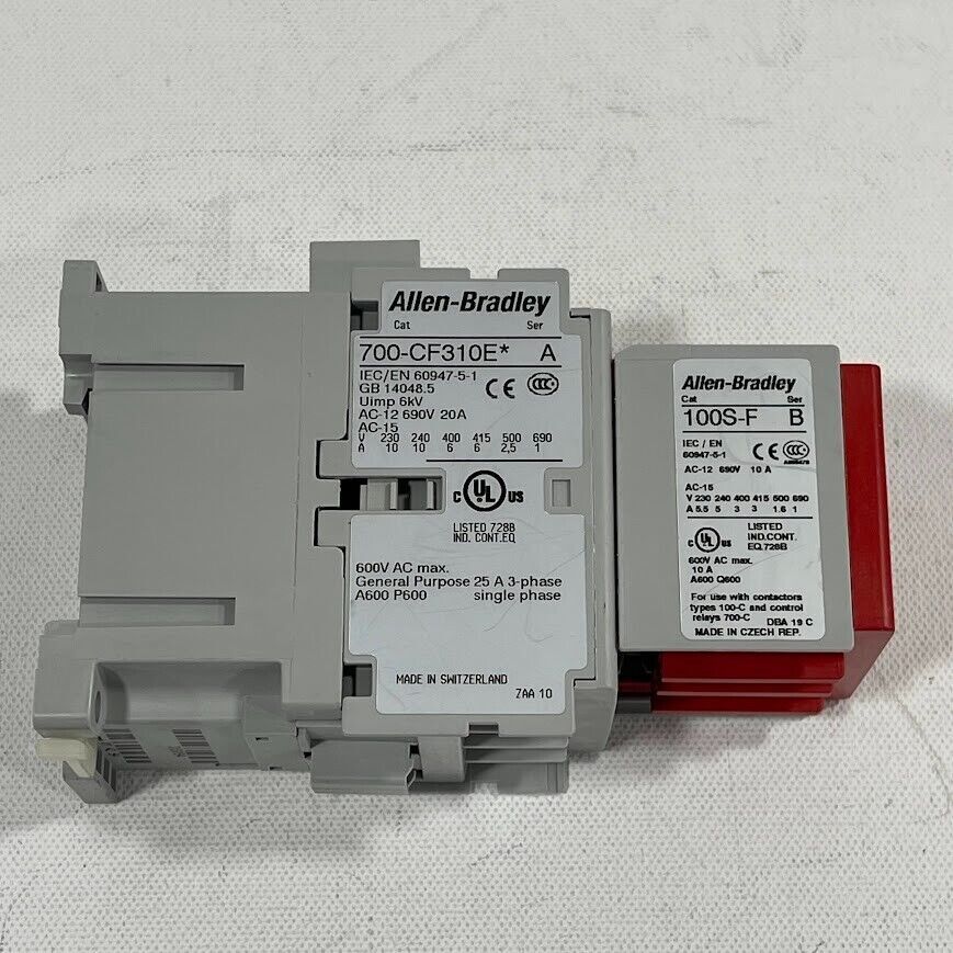 Allen Bradley 700S-CF620EJC Safety Control Relay 24VDC Operating voltage
