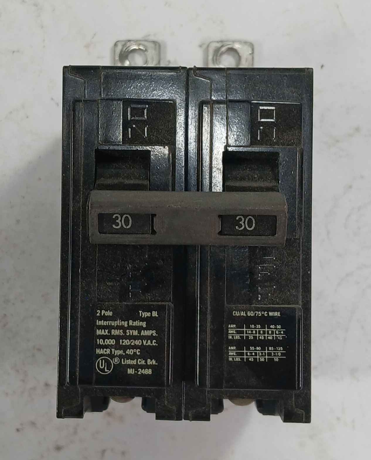 1 NEW ITE 30AMP TYPE BL 2 POLE CIRCUIT BREAKER NNB ***MAKE OFFER***