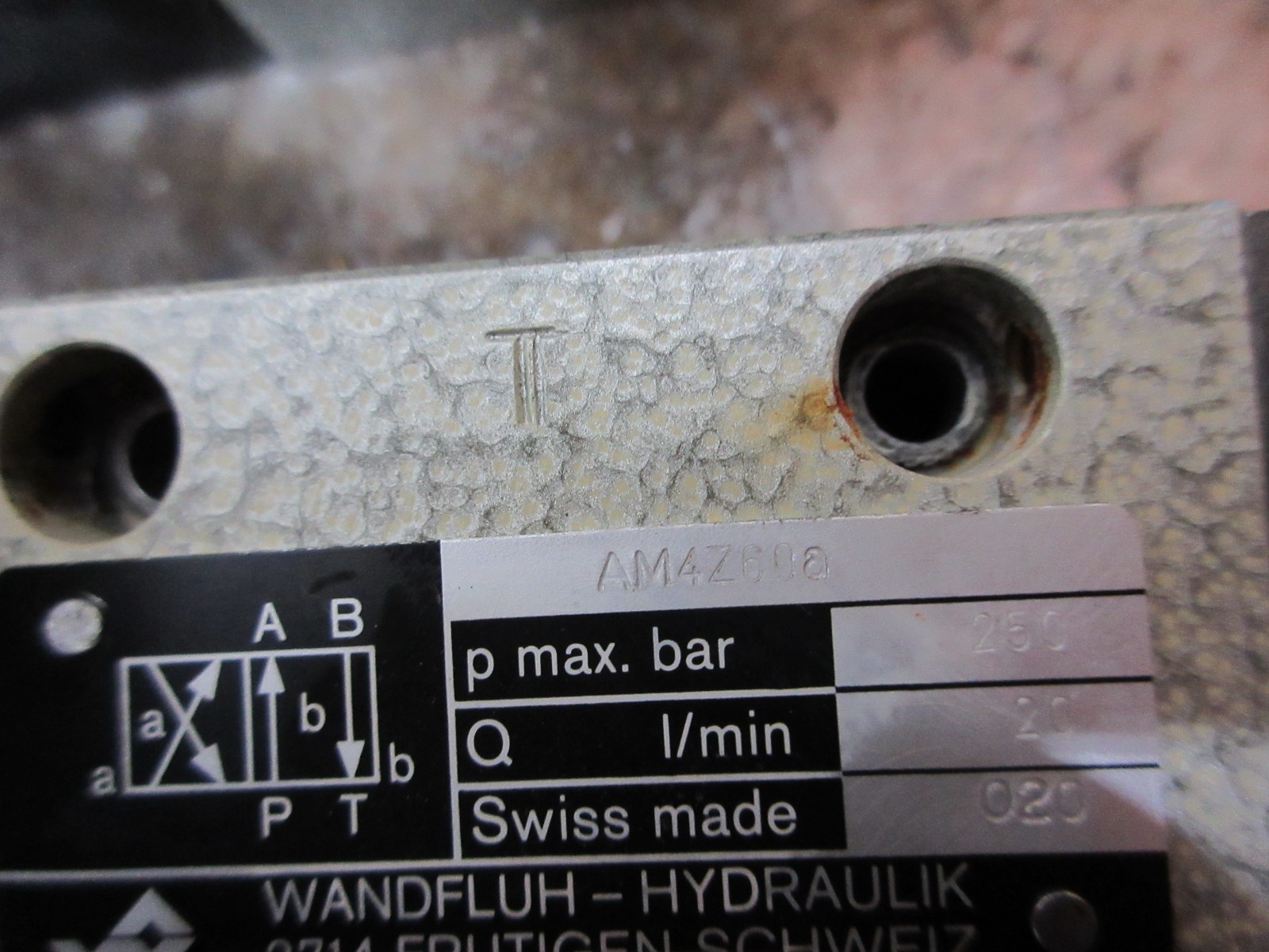 WANDFLUH-HYDRAULIK SOLENOID VALVE AM4Z60A LOT OF 3 PIECES