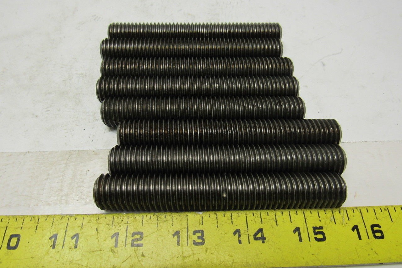 5/8″-11×4″ (OAL 4-1/4″) A320 L7 Fully Threaded Stud Lot of 8