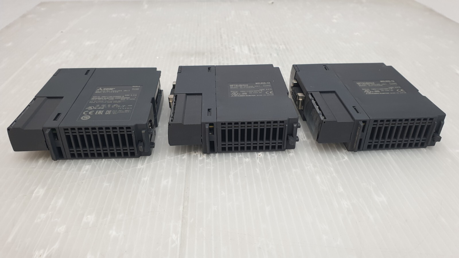 Lot of 3 Mitsubishi MELSEC-Q RS-232/RS-422/485 Unit Model QJ71C24N