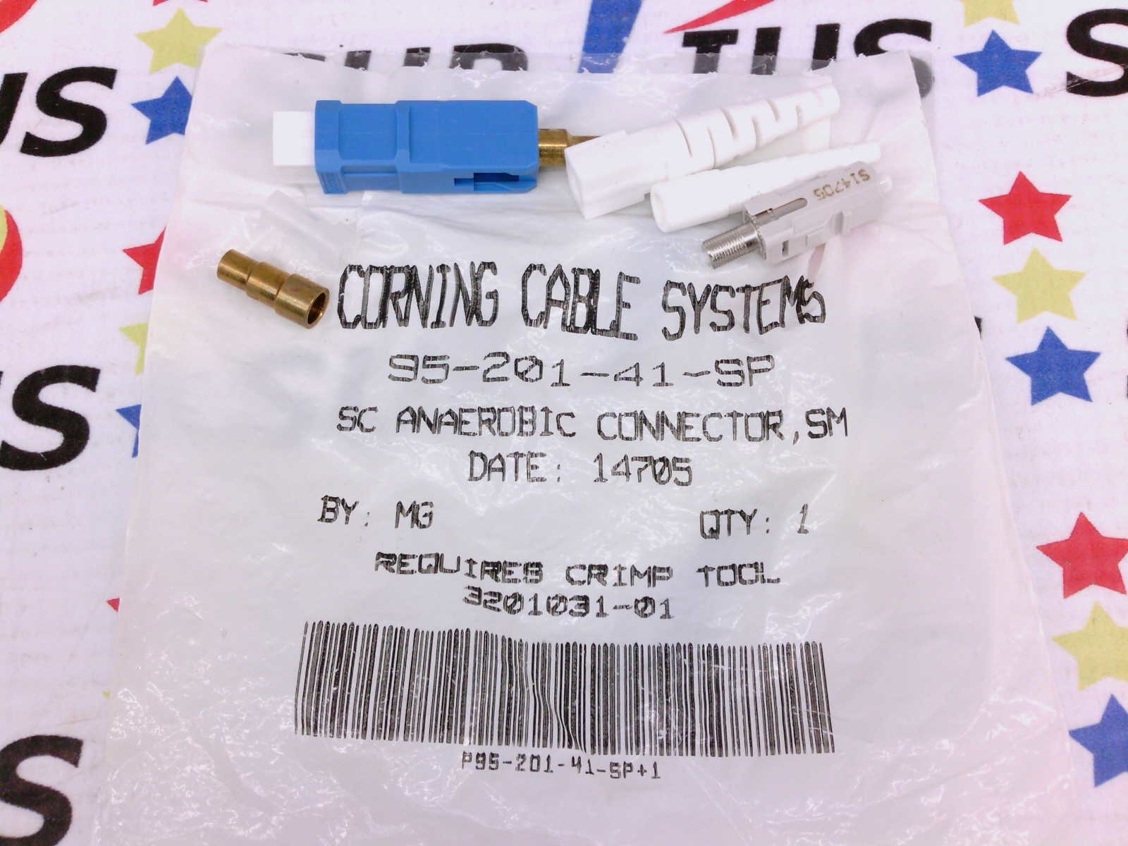 NSOP Corning 95-201-41-SP SC Connector Single Mode OS2 Ceramic Ferrul Fiber