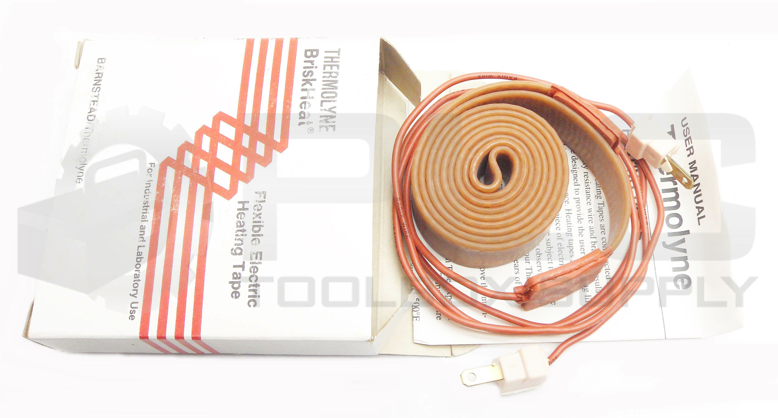 NEW THERMOLYNE BRISK HEAT BS0101040 FLEX ELECTRIC HEATING TAPE 120V 209W 1 X 4′