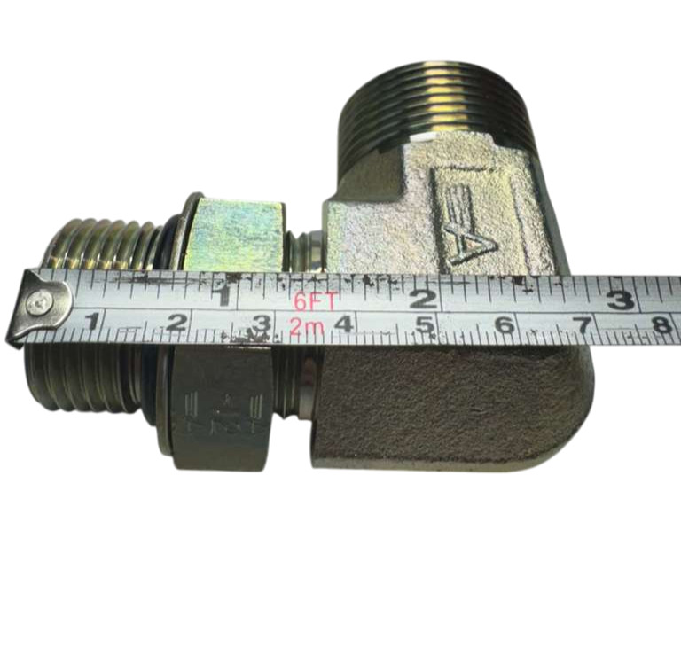 Aeroquip WHS 6 Elbow 90 Degree Fitting, C108A2A, 127288, P422809, 81849, TS-12