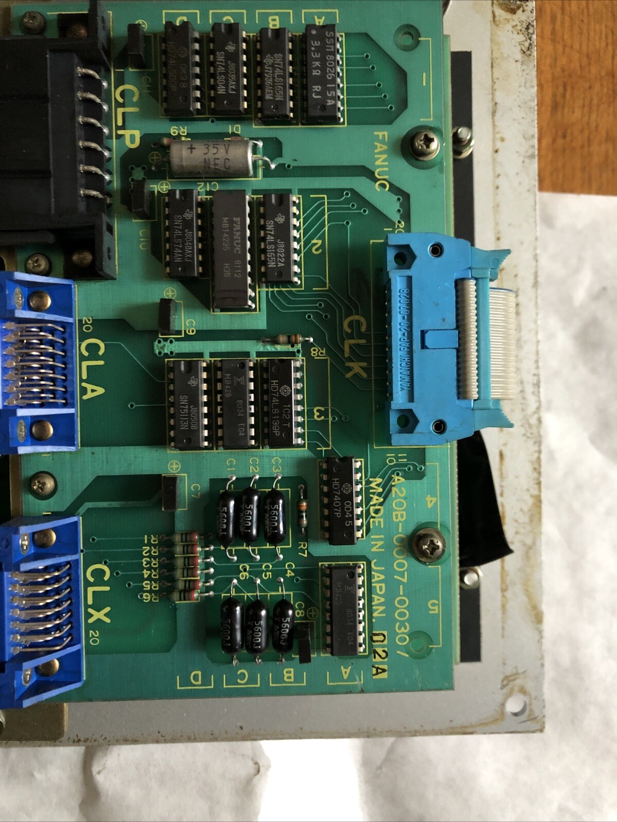 FANUC A02B-0050-C420 CONTROL PANEL,SYSTEM 6T,A860-0200-T021,A61L-0001-0076,BOXAV