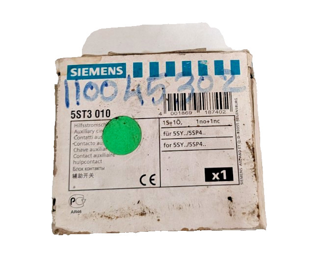*NEW IN BOX* Siemens 5ST3010 Auxiliary Circuit Switch 5ST3 010