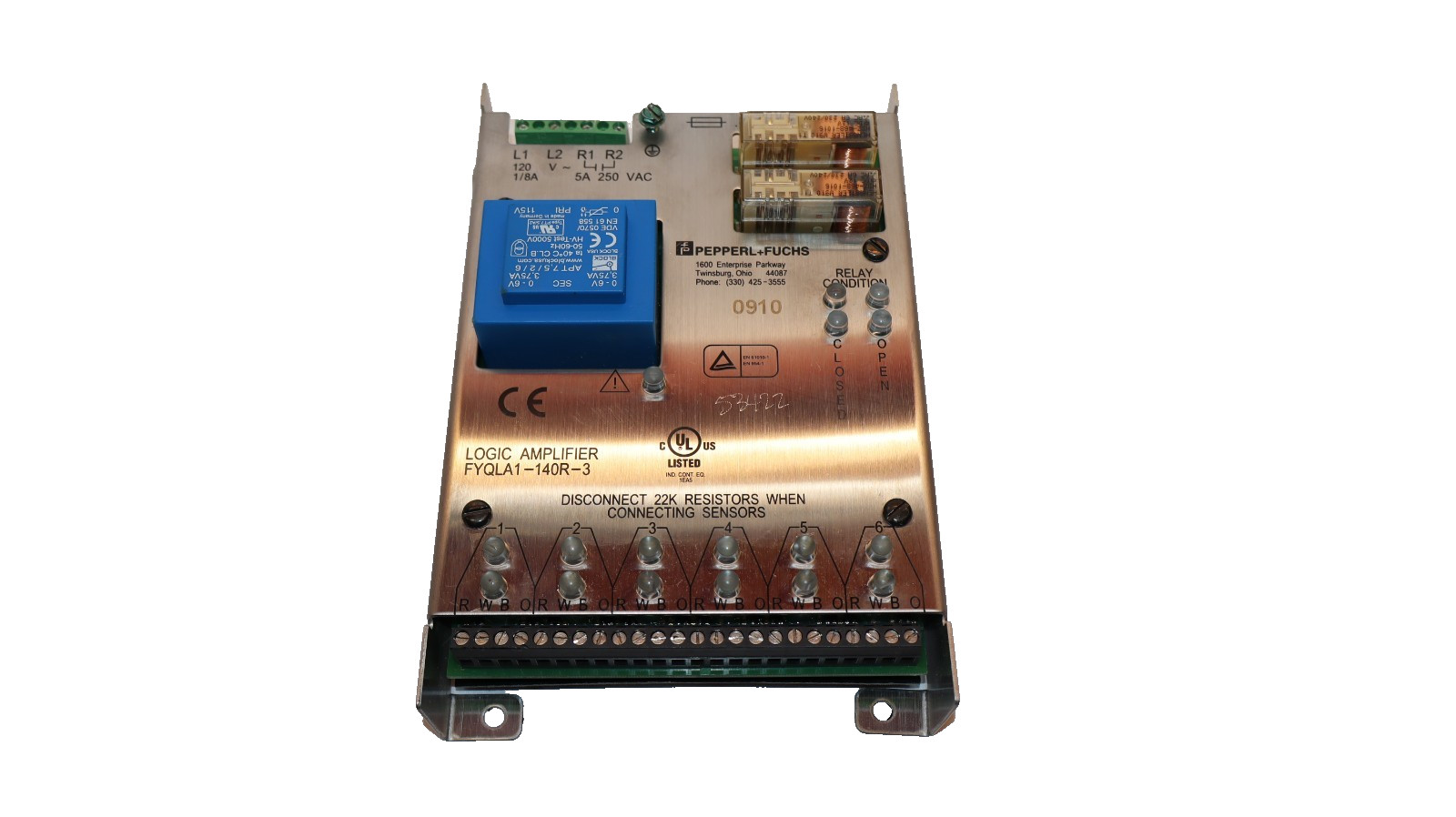 Pepperl + Fuchs FYQLA1-140R-3 , FYQLA1140R3 Logic Amplifier