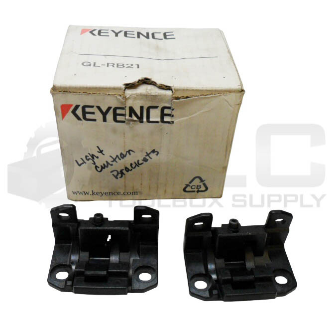 NEW KEYENCE GL-RB21 2 PIECE DEADSPACE-FREE BACKET *READ*