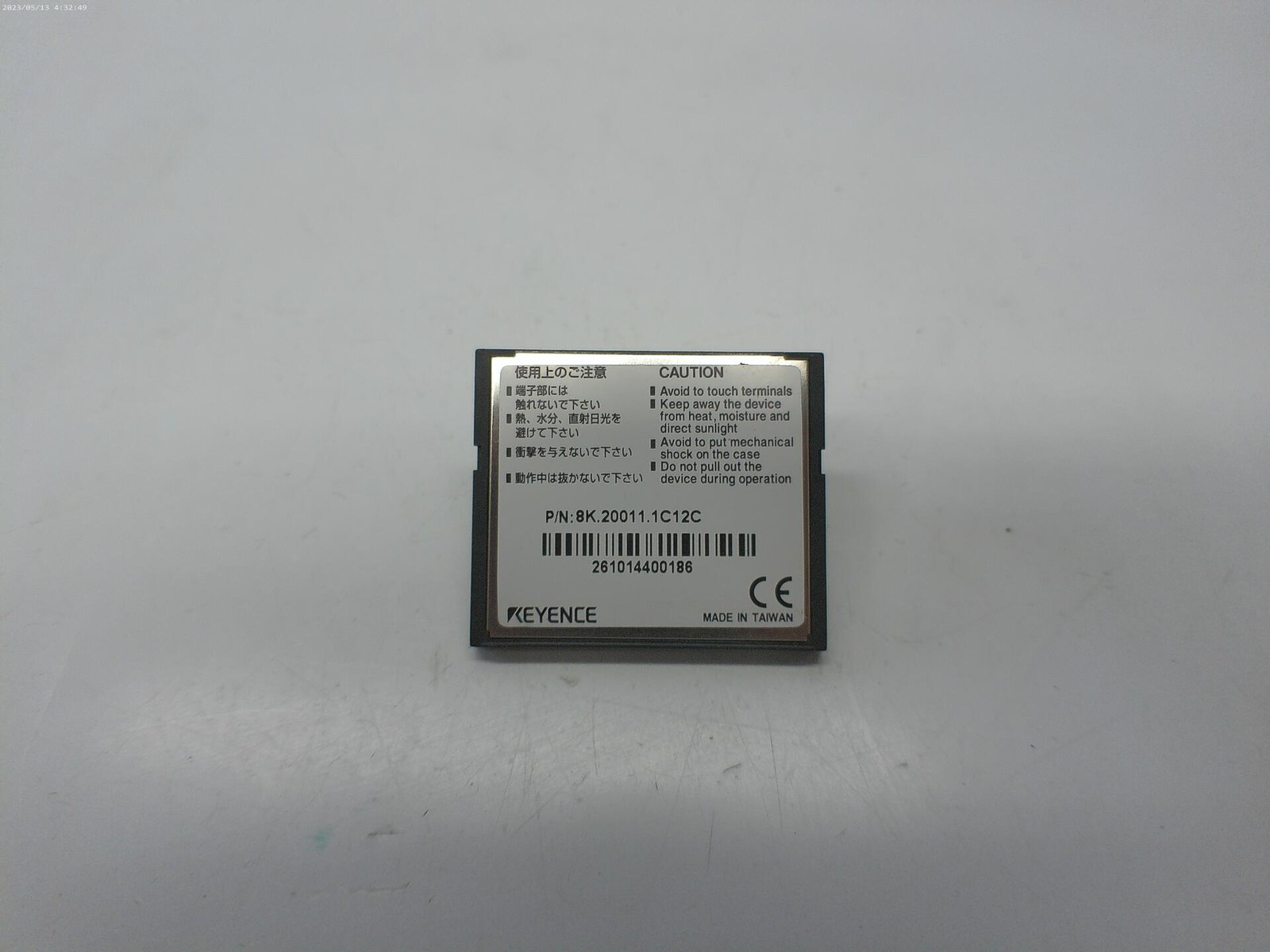 KEYENCE NR-M32 8K.20011.1C12C MEMORY CARD NSNP