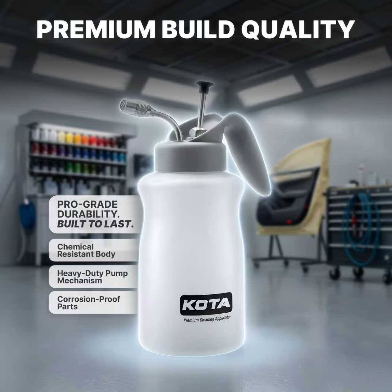 KOTA 1 L Adjustable Hand Pump Pressure Sprayer, Heavy-Duty Multipurpose Bottle