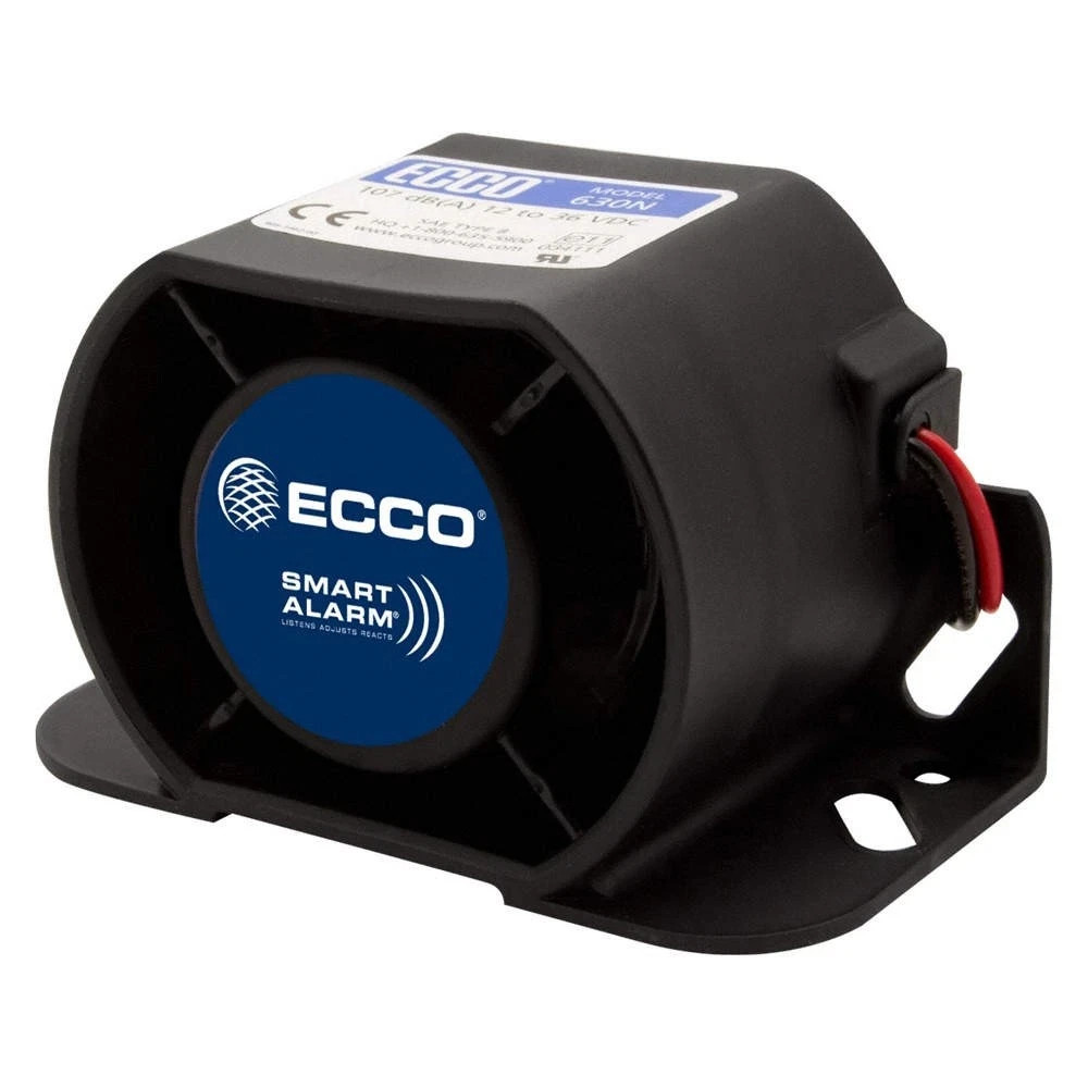 NEW ECCO SA901N Smart Back Up Alarm Self Adjusting 82-107dB 12-24V Heavy Duty