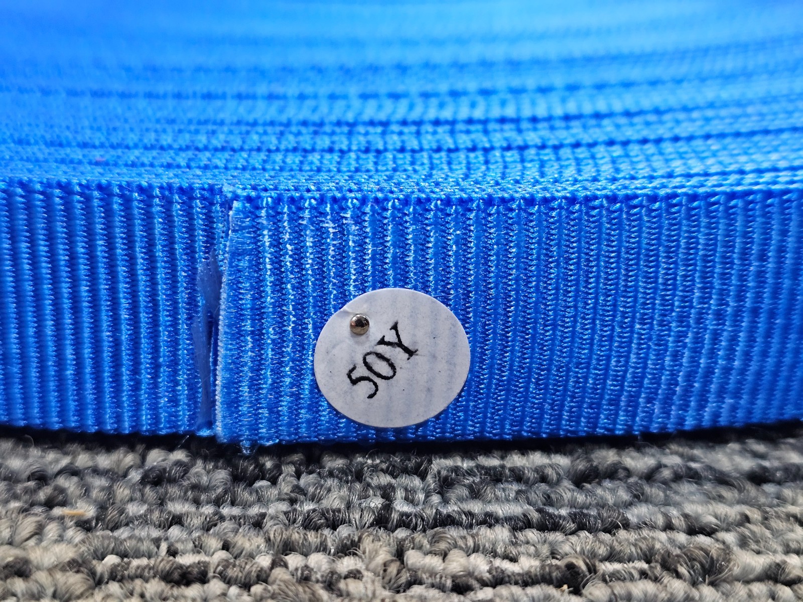 (QTY 1) FNYW0182 Heavy Nylon Webbing Strapping 50 yards x 1″ Width Royal Blue