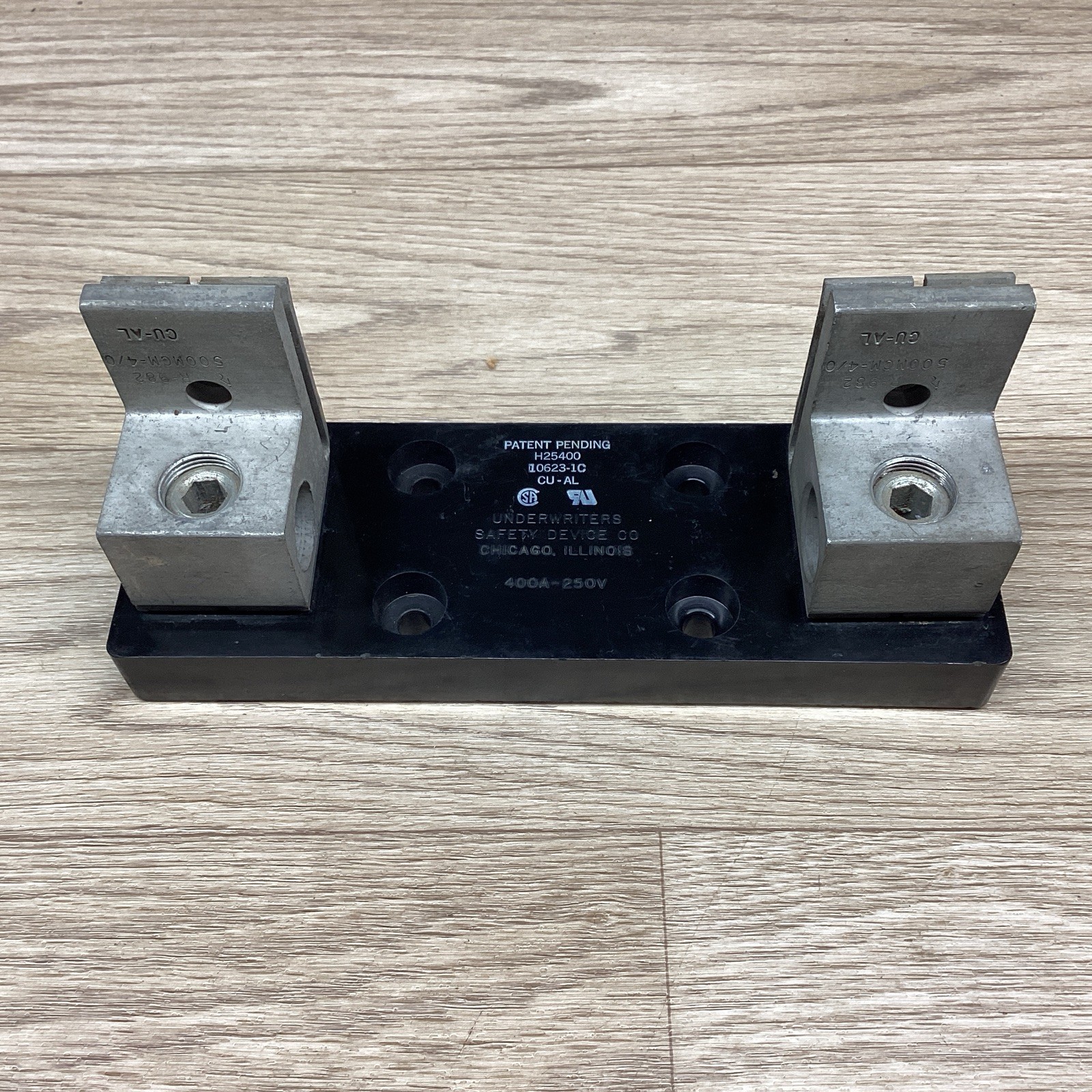 UNDERWRITERS SAFETY DEVICE CO H25400 10623-1C FUSE HOLDER #819PT150*CO