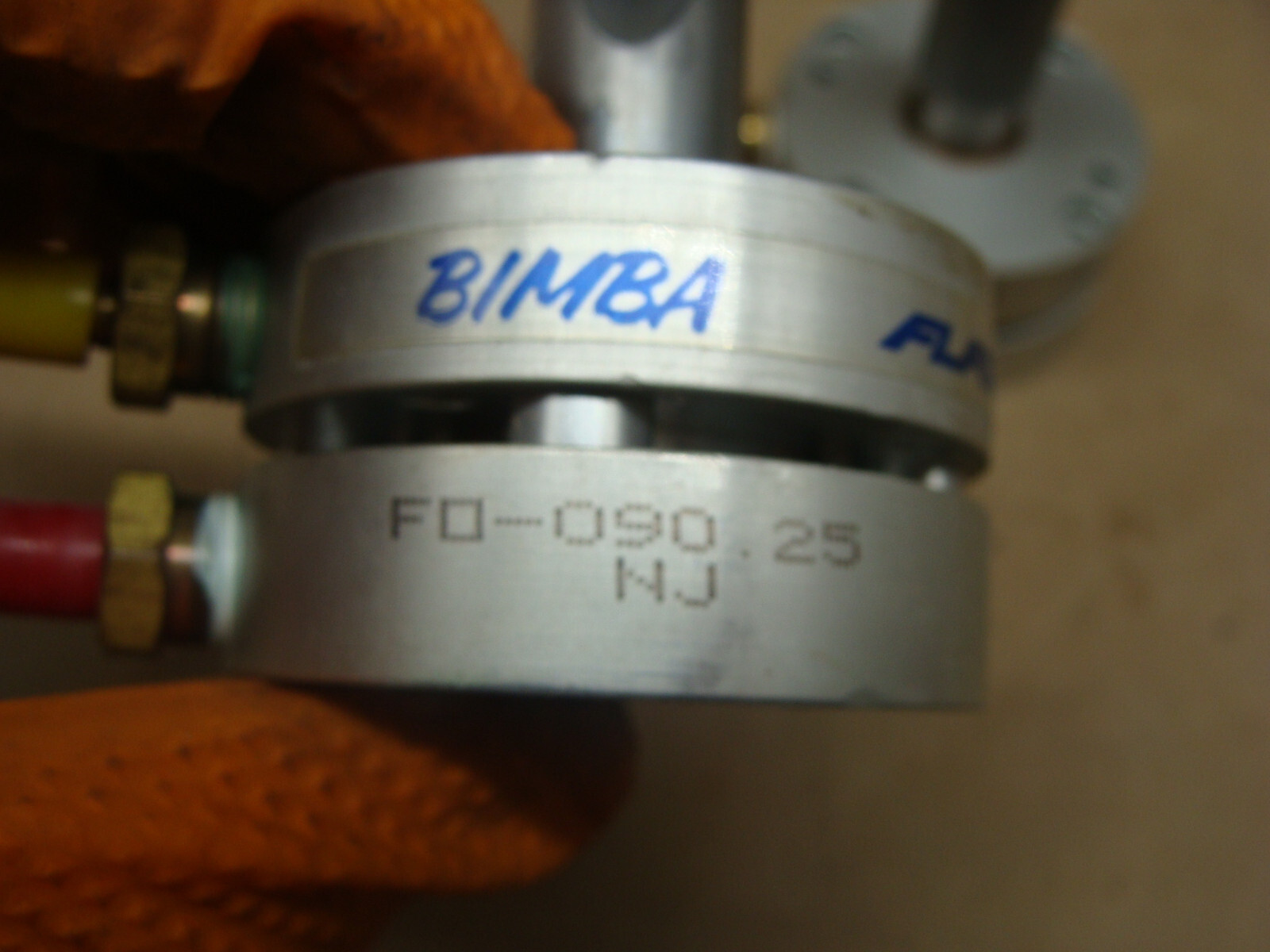 BIMBA FLAT-1 FO-090.25 PNEUMATIC CYLINDER LOT OF 2